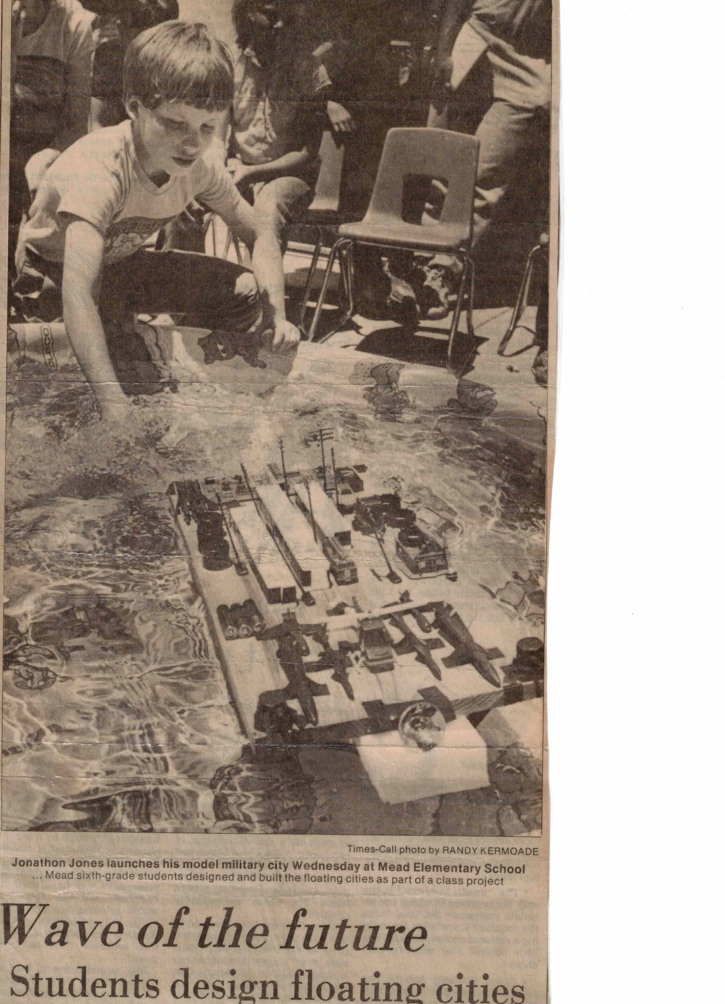 Wave of the Future newspaper clipping